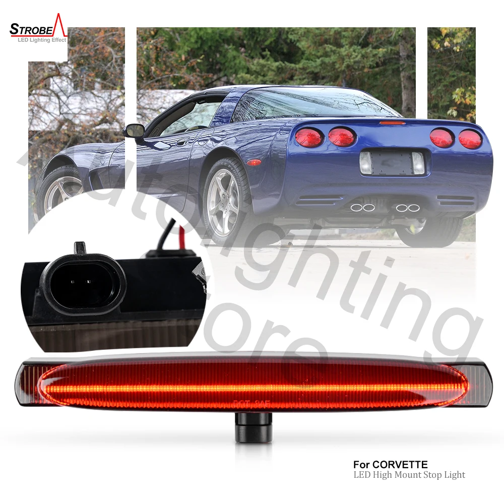 

1P LED Rear Tail Bumper Reflector Brake Light Lamp For Chevrolet Corvette C5 1997 1998 -2004 Brake Tail Lamp OEM 10253893