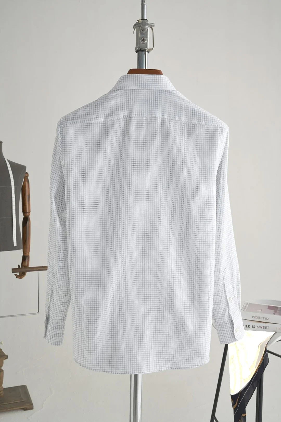 BLLIYOSS College style long-sleeved Men 2025 New Casual High quality Striped Short sleeved Old Money Simplicity Advanced Fabric