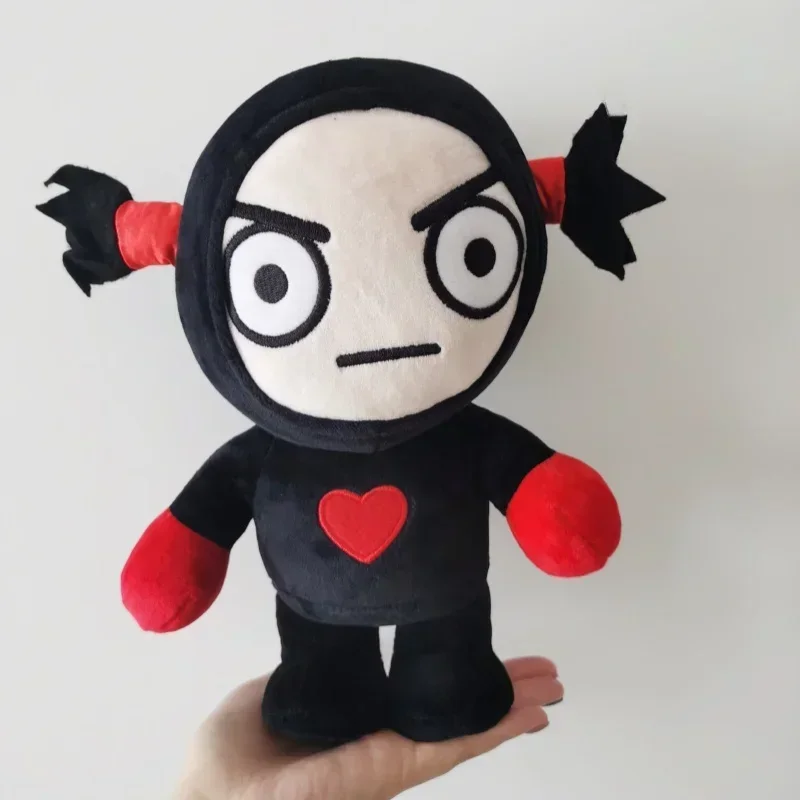 Peluche Pucca et Garu Kawaii de 30cm pour Enfant, Jouet de Dessin Animé, Mignon, Doux, Beurre de Chine, Oreiller de Couchage, Cadeau d'Anniversaire