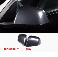 For Tesla Model 3 / Model Y Replace Car Accessories Rear View Mirrors Shell Cap Housing Wing Door Side Mirror Cover 1 Pair