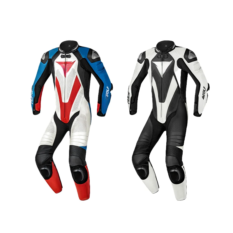 Motorcycle Racing Suit-Winter Print Quick Dry Protective One-Piece Racing Gear for Men