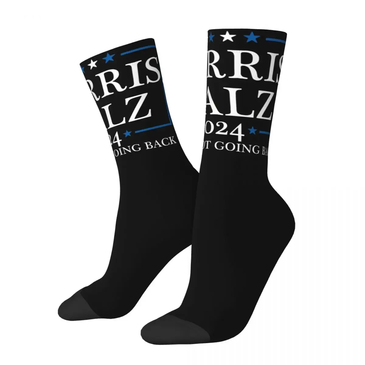 

Harris Walz Presidential Election 2024 Theme Crew Socks Merch for Unisex Breathable Crew Socks