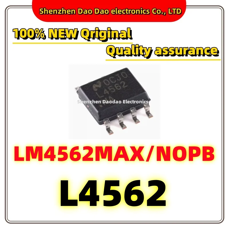 10Pcs LM4562MAX/NOPB L4562 LM4562MAX SOIC-8 audio operational amplifier chip IC new original