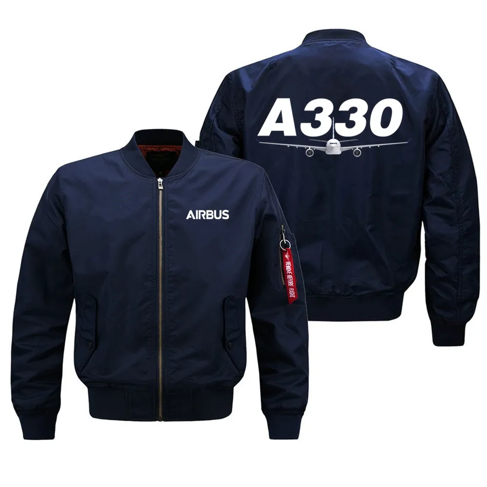 Nieuwe Vlucht Outdoor Militaire Airbus A330 Luchtvaartpiloten Ma1 Bomberjack Jassen Voor Heren Streetwear Casual Baseball Jack