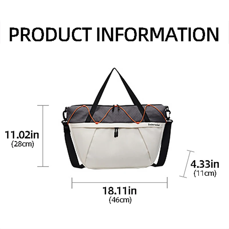 Dames Reistas Contrastkleur Outdoor Zakenreis Woon-werkverkeer Winkelen Handtas Droog Nat Weekendbagage Tote Handtas