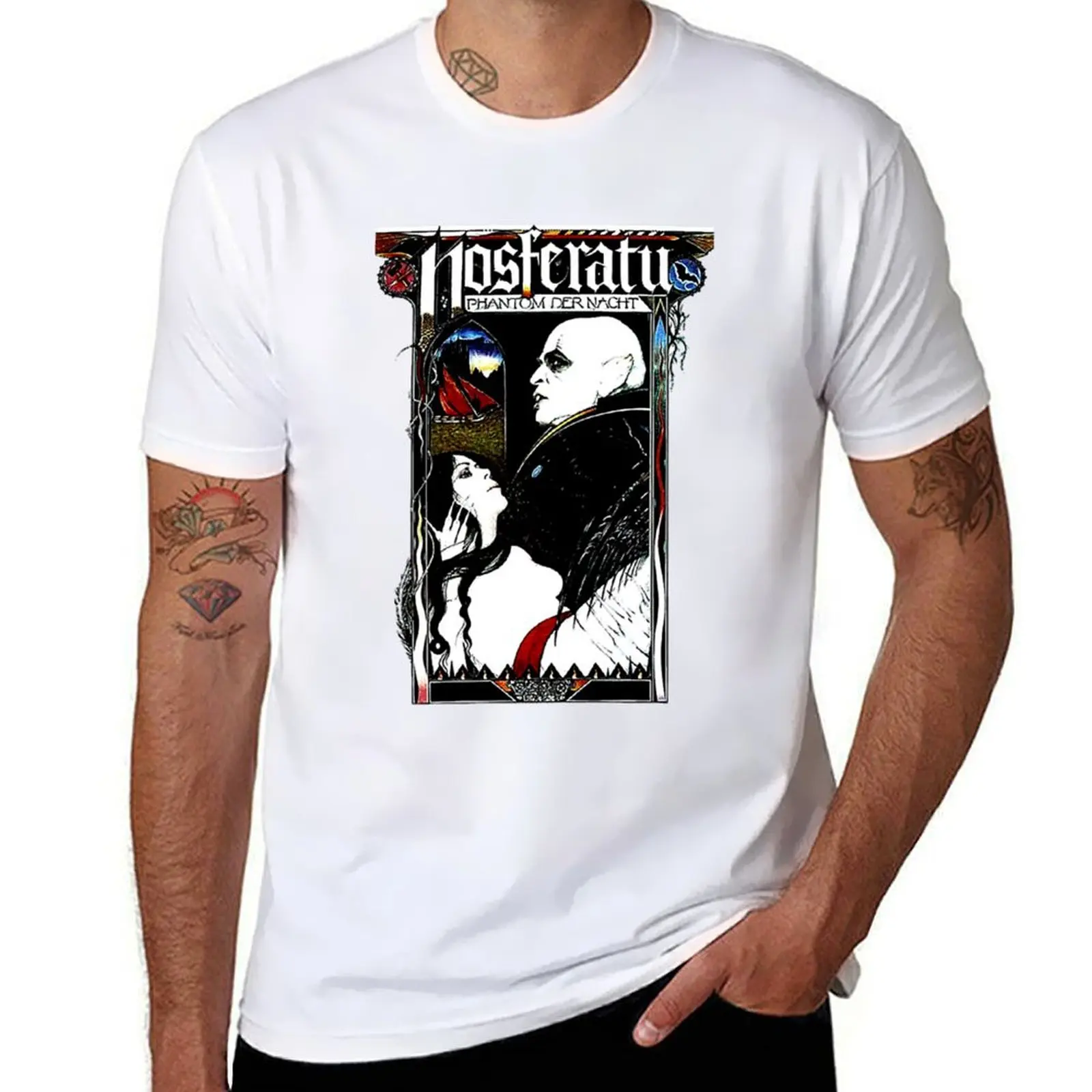 Nosferatu Horror Movie Vampire 1922 T-Shirt Summer Holiday T-Shirt