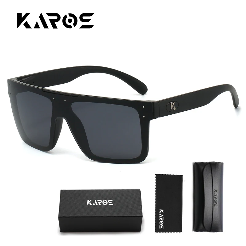 Karos Cycling Sunglasses UV400 Protection Glasses Running Fishing Driving Baseball Sports Goggles Road Riding Eyewear Box