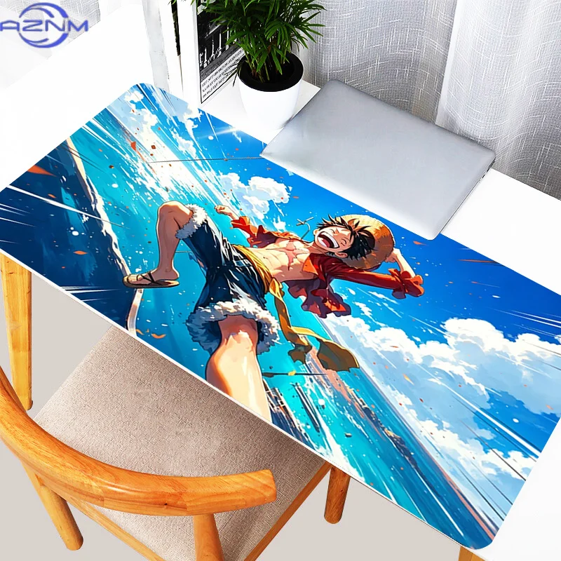 Anime Mouse Pad Notbook PC Gamer Mouse Mat O-one P-piece luffy Keyboard Pad NonSlip Computer Desk Mat Gamer Extended MousePad