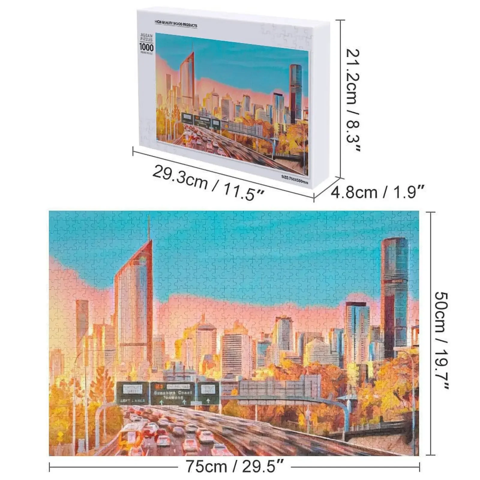 Brisbane Jigsaw Puzzle Custom Jigsaw Jigsaw Custom Personalized Gifts Personalized Kids Gifts Puzzle