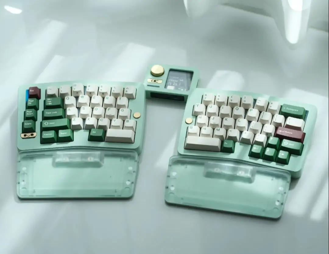 QK Alice Duo toetsenbord handsteun aluminium aangepaste ergonomische polssteun voor mechanisch toetsenbord kantoor gaming accessoires cadeau