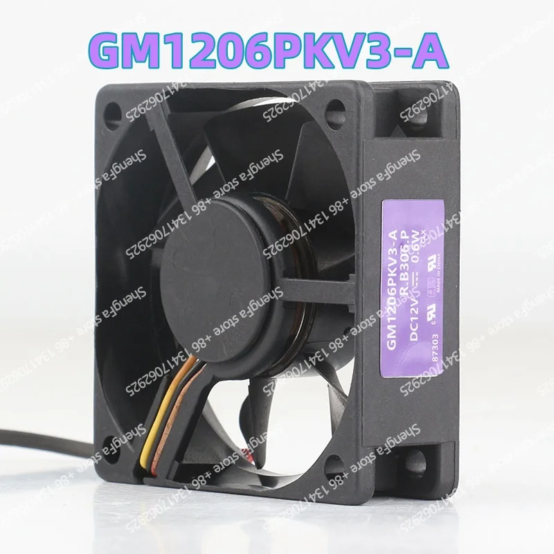 Original SUNON 12V 0.6W 3-pin GM1206PKV3-A 6CM 6020 60X60X20MM projector fan