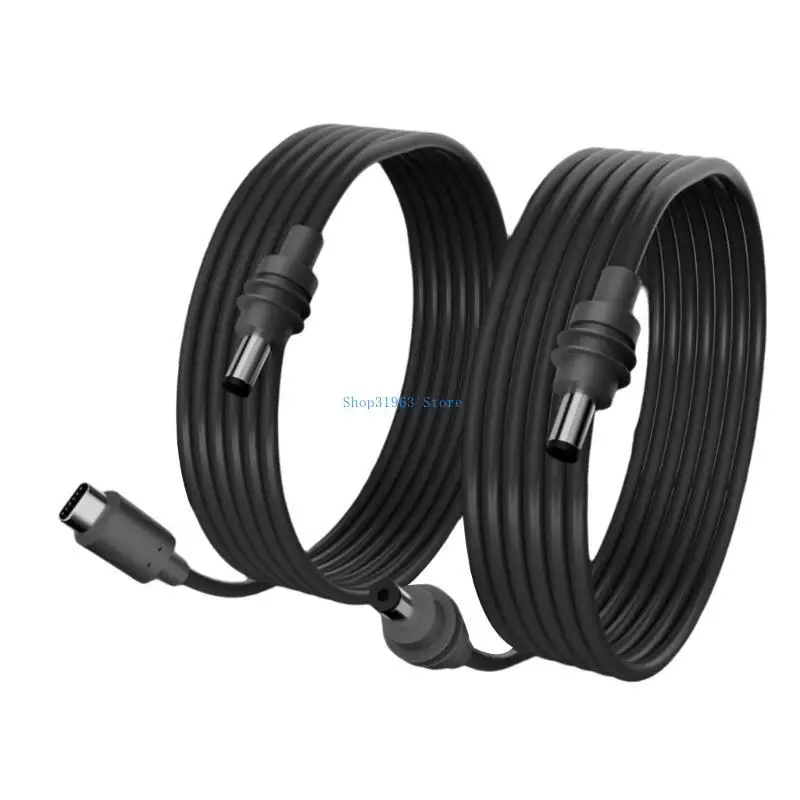 

L4MA Mini Typec DC5521 водонепроницаемый кабель питания обеспечивает безопасную зарядную мощность шнура