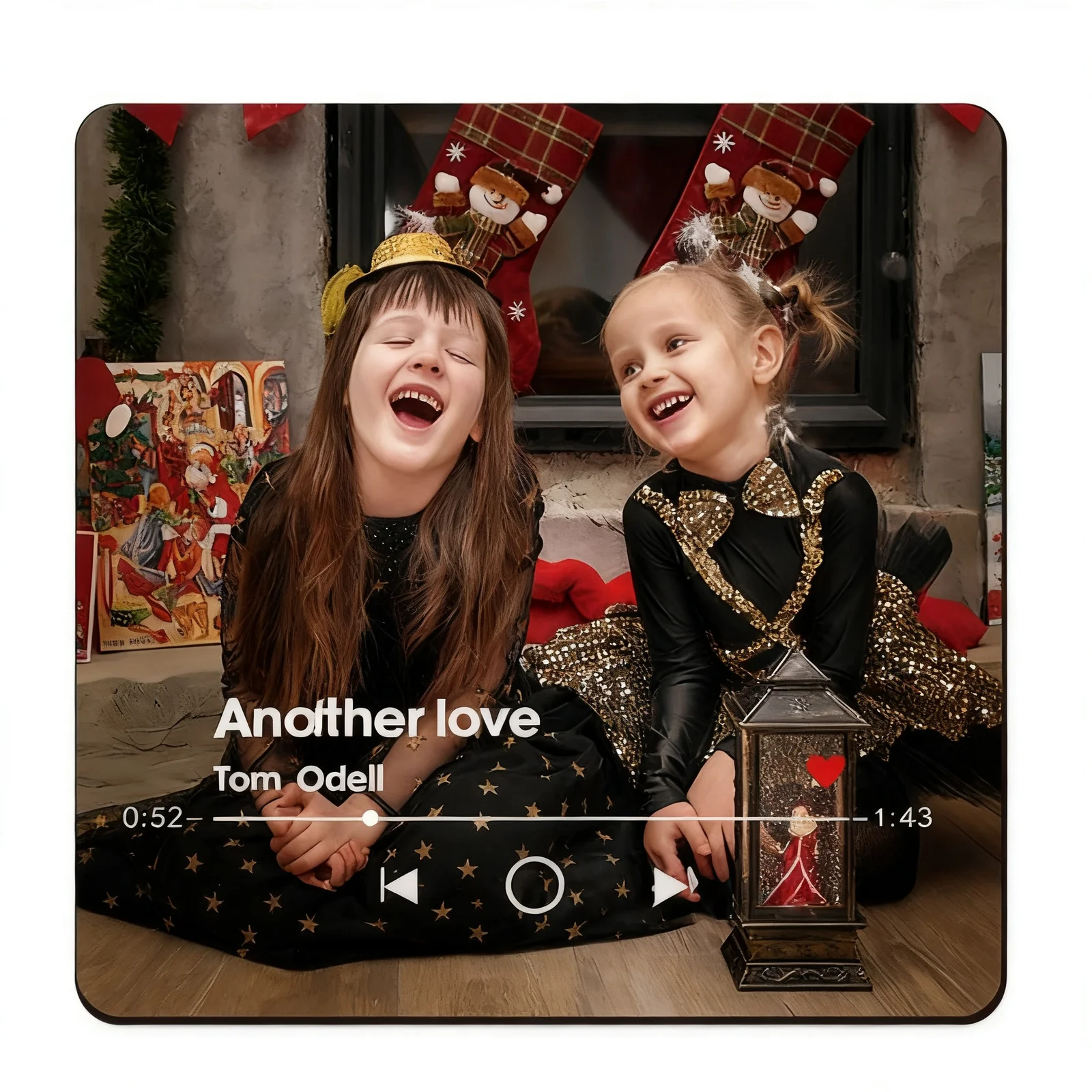 Music Fridge Plays Personalized Song Adhesive Metal Rechargeable Battery Compact