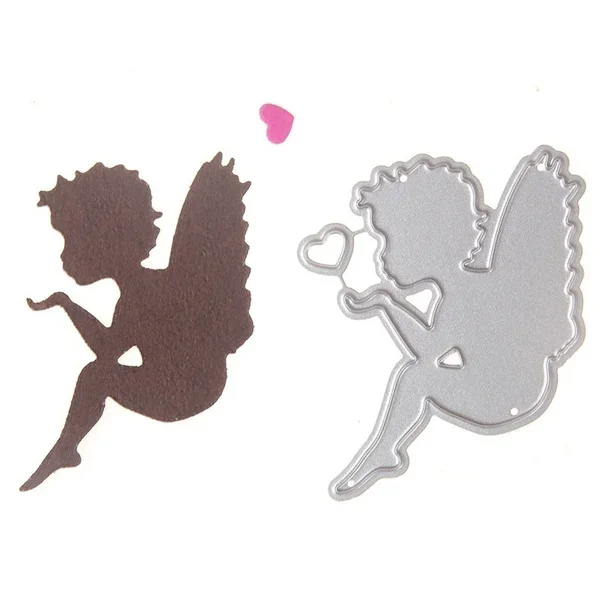 The Kiss OF Angel Metal Cutting Dies Stencils for DIY Scrapbooking/photo Album Decorative Embossing  Paper Cards