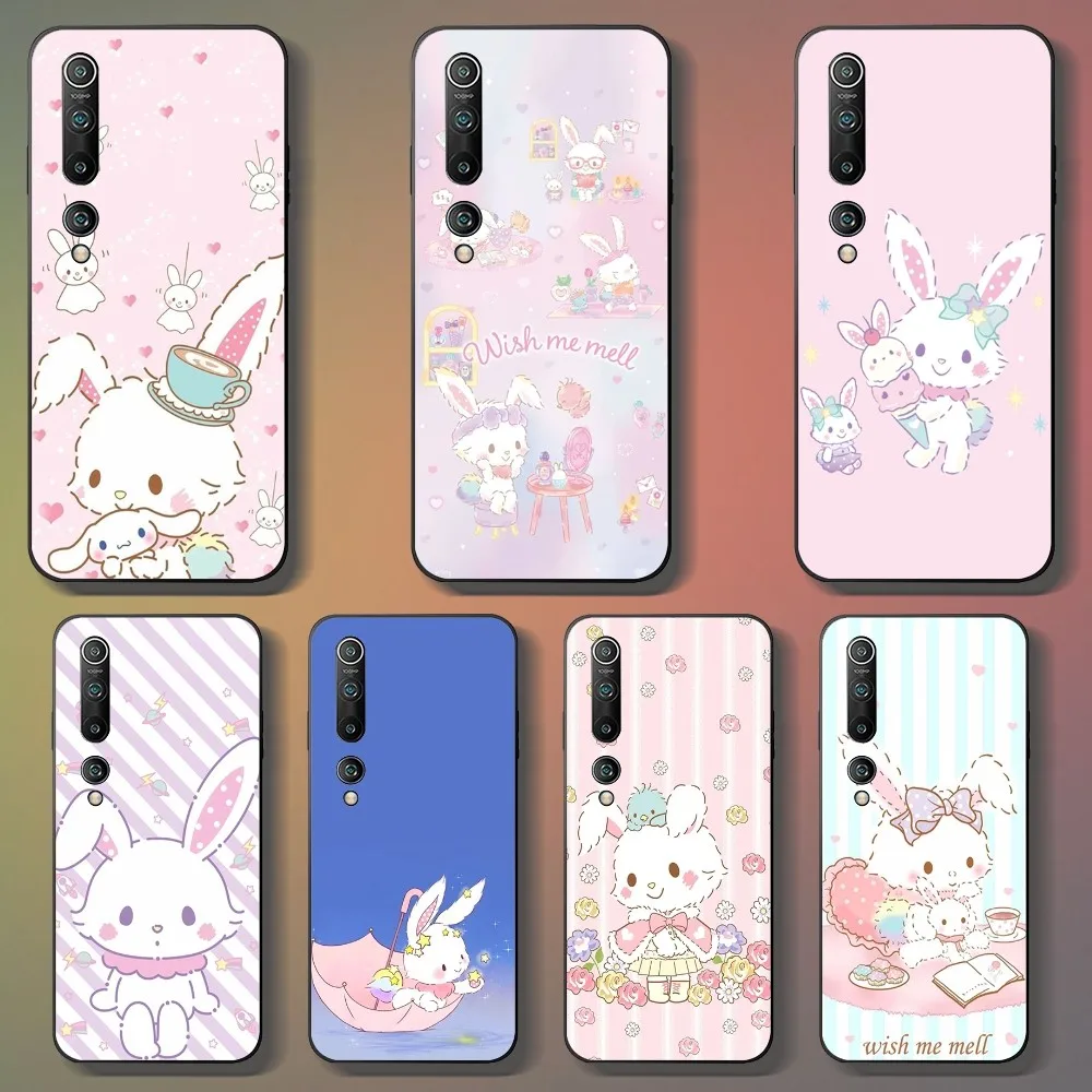 S-Sario W-wish Me Mell Phone Case For Xiaomi 11 Redmi Note 11 5G 8T 9A 9 10T Note8Pro Note9 12SUltra Black Case