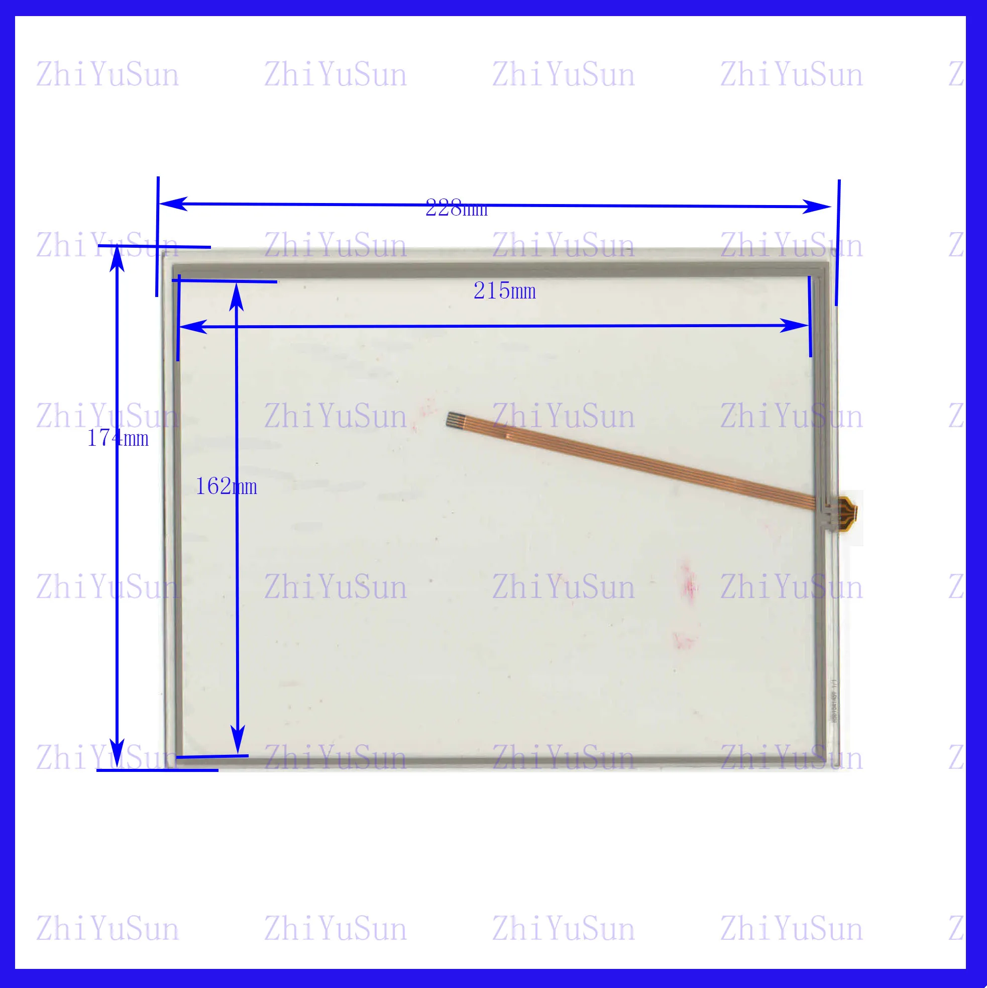 HSD1041459 10.4 بوصة 228*174 مللي متر 4 سلك مقاوم TouchPanel محول الأرقام #1