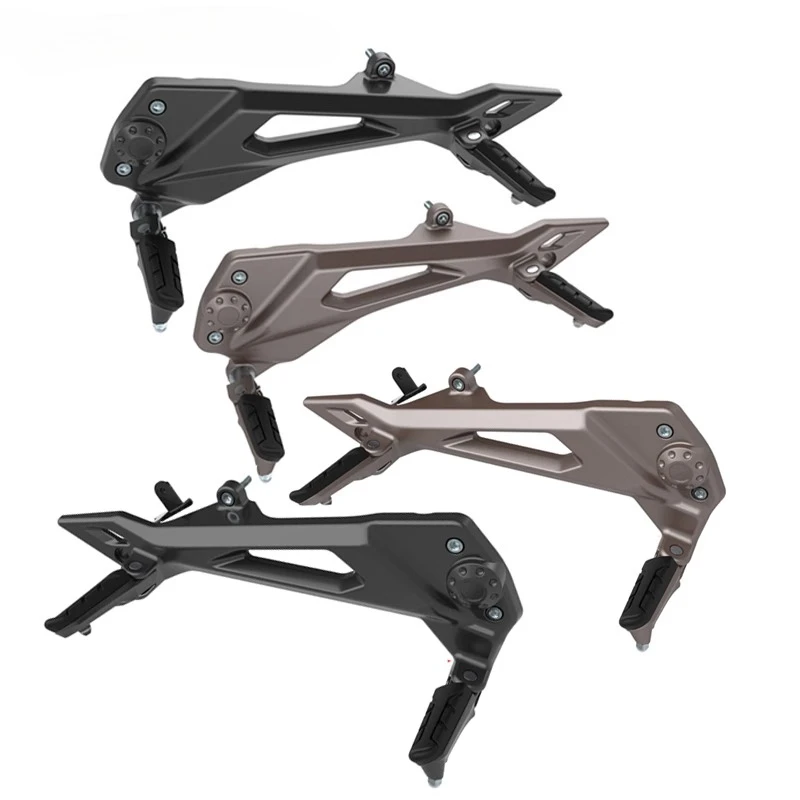 Per Zontes ZT125 Pedale Anteriore Posteriore Staffa Poggiapiedi Poggiapiedi Pedane per Zontes G1-125 G2-125 125-U ZT125-U1 ZT125-U2 125-Z2