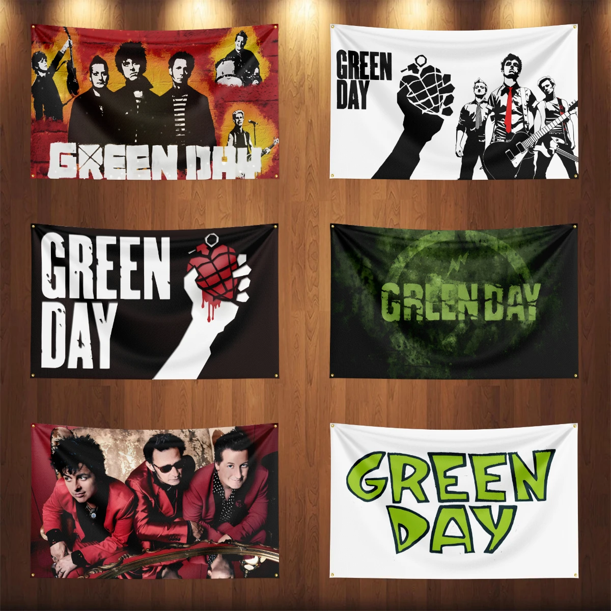 

3x5 Ft Heavy Rock Band G-Green-Days Flag Polyester Digital Printing Banner for Bedroom Wall Art Out Door Tapestry Decora
