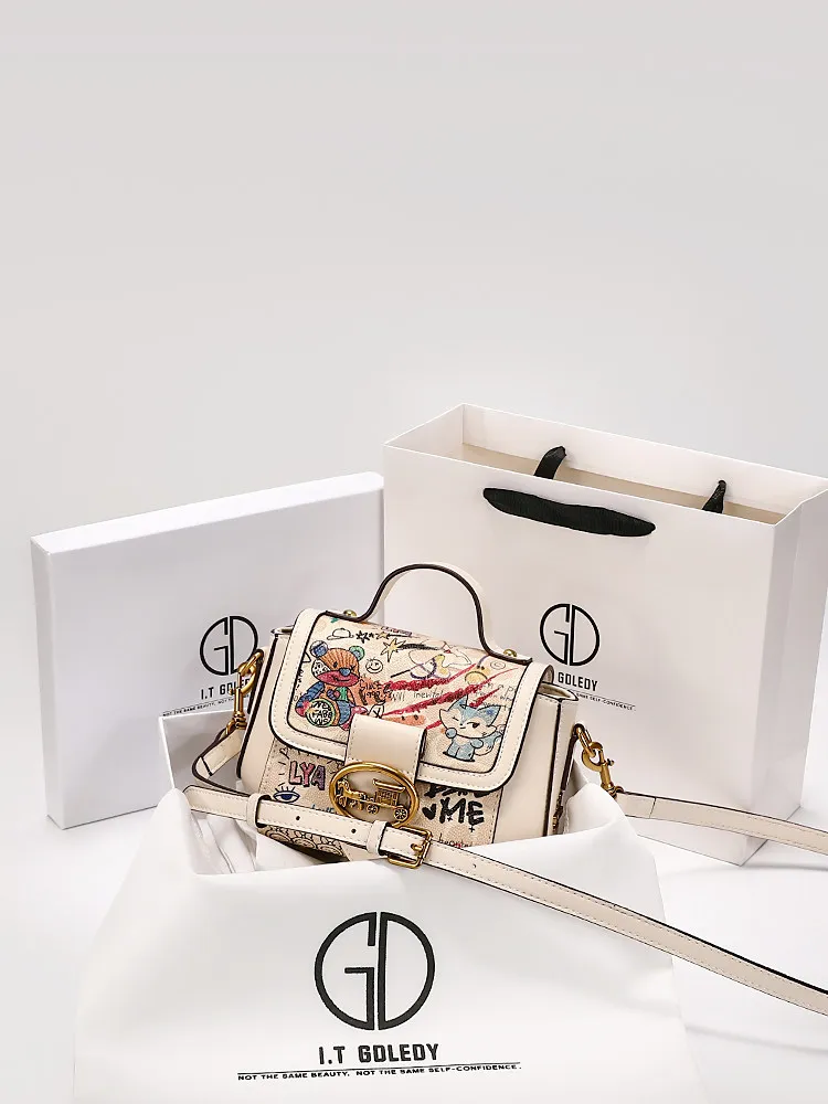 Bolso De Mano De Lujo Y Moda Con Hermoso Graffiti De Dibujos Animados Y Diseño De Color En Contraste Popular 2026, Bolso Cruzado Versátil Para Mujer — -49%, 63.16€ Coupon, from 63.39€ – 49% descuento – €63.39