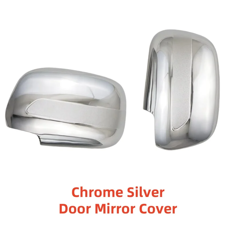 Car upgrade Chrome Rearview Accessories Door Mirror Cover Trim Paste Style 2004 2008 2012 2013 2014 For Toyota Hilux Fortuner