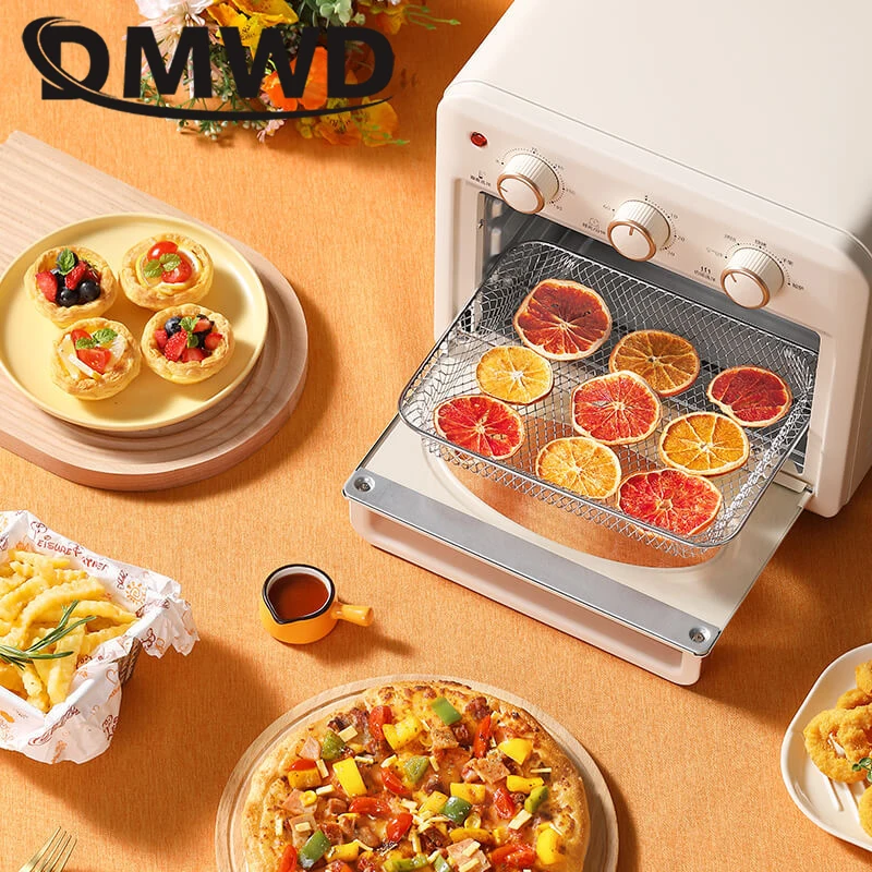 15L Electric Smart Deep Fryer Oven Oil Free Breakfast Machine Frying Pot Bread Toaster Pizza Cake Grill Rotisserie Dehydrator EU