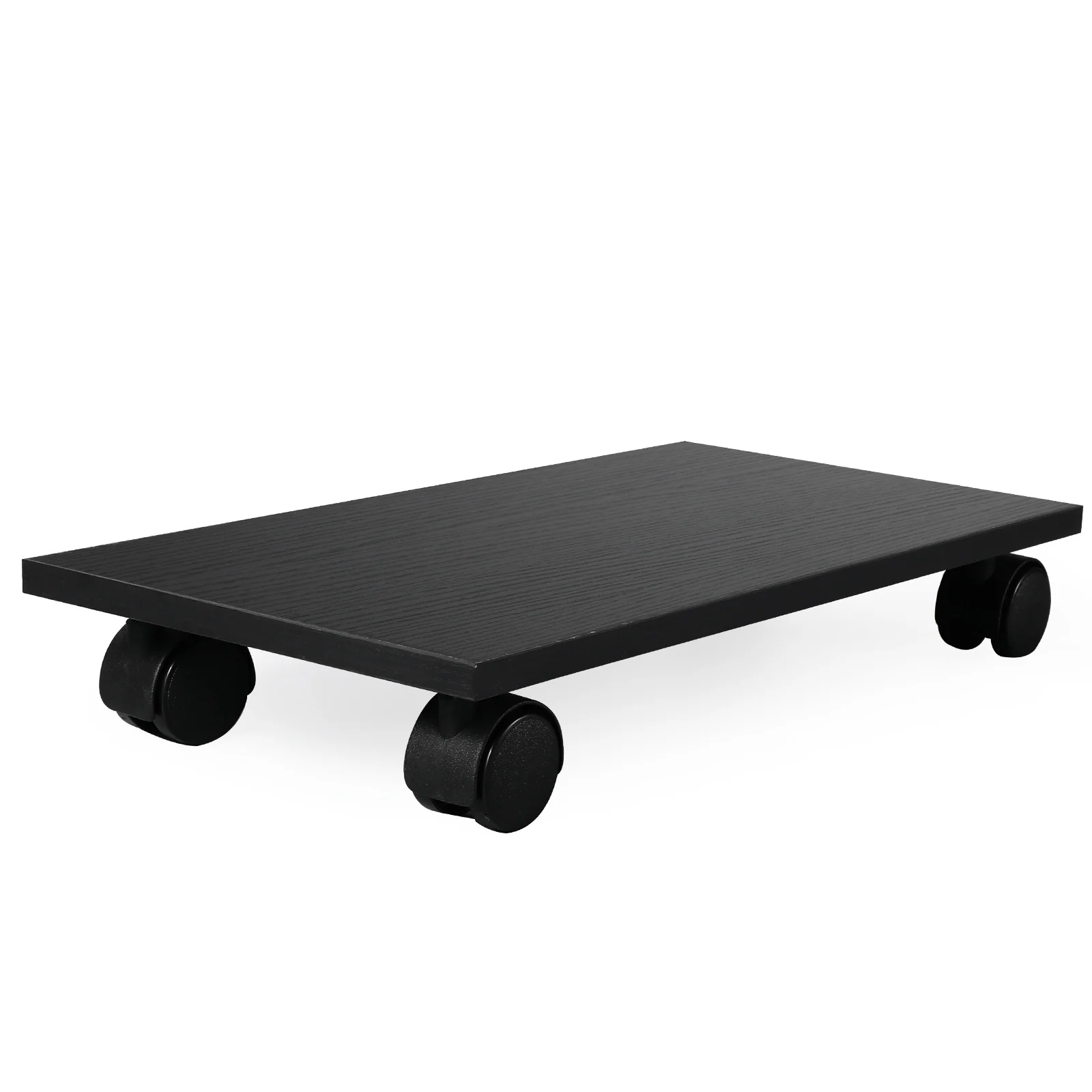 حامل كمبيوتر دوار لوحدة المعالجة المركزية البرجية - 4 عجلات مع زاوية قابلة للتعديل - حامل كمبيوتر مثبت على الأرض لألعاب المكتب