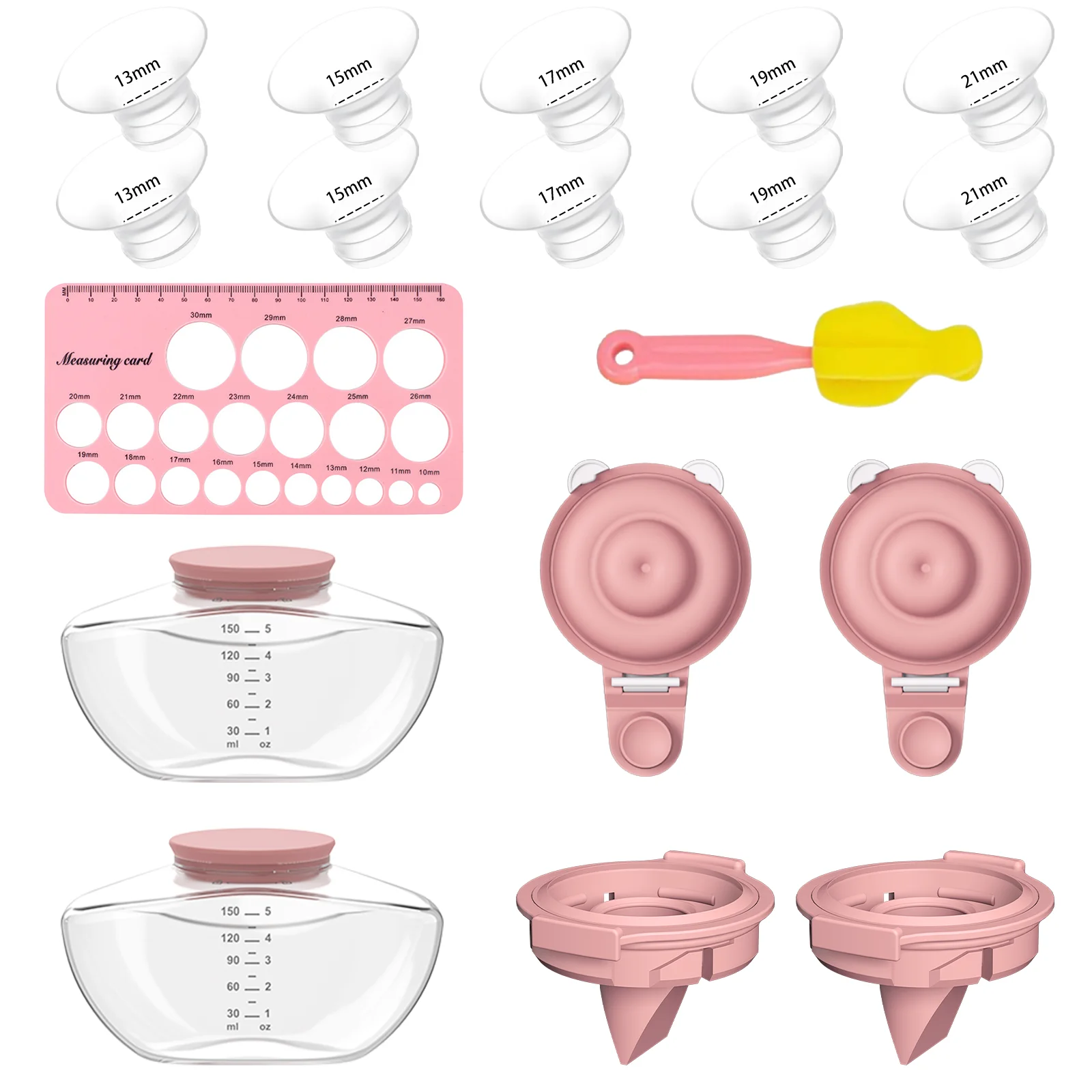 kit-de-18-piezas-de-repuestos-para-el-extractor-de-leche-m9-de-momcozy-incluye-valvulas-de-tipo-«pico-de-pato»-y-diafragmas