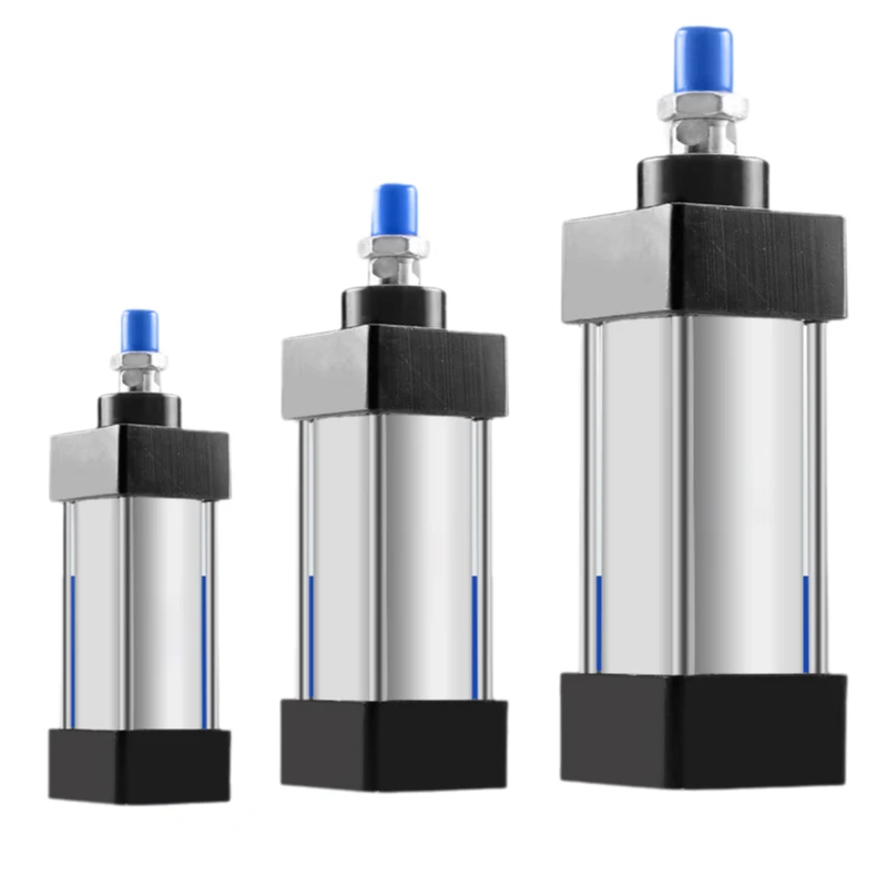

SC Standard Air Cylinder SC32/40/50/63mm Bore Small Pneumatic Cylinder Piston 25/50/75/100/150/200/250/300/350/400/500mm Stroke