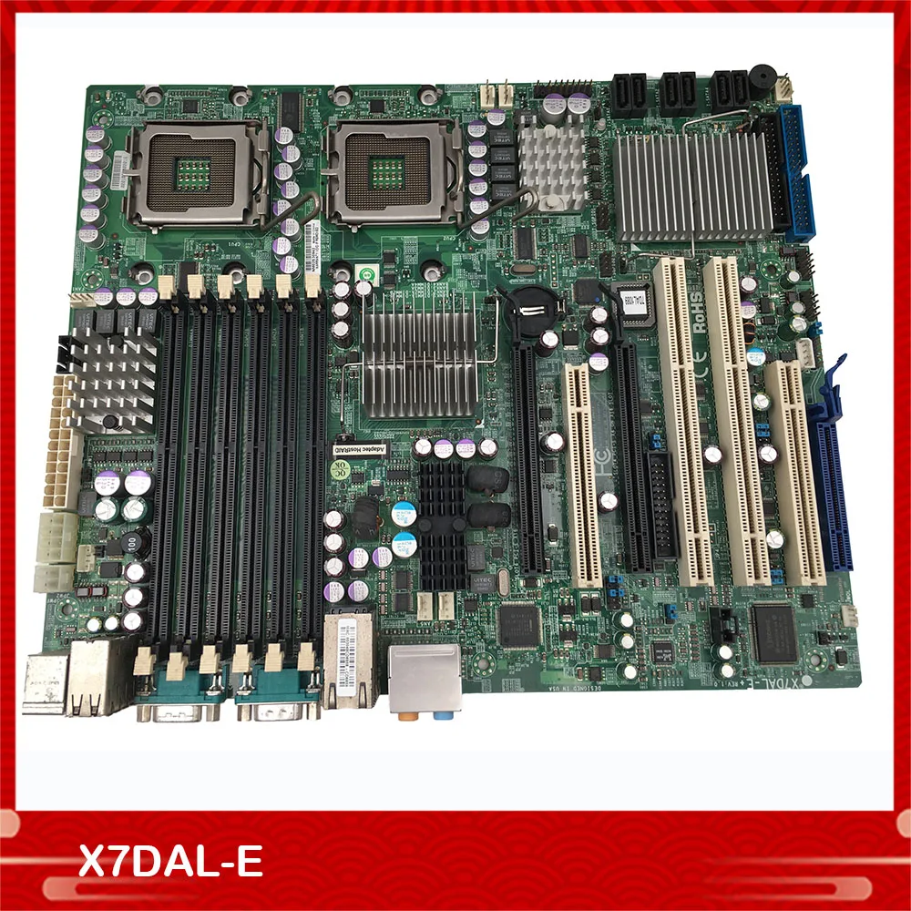 Workstation Motherboard For SUPERMICRO X7DAL-E LGA771 5000X DDR2 REV 1.0 1.1 ATX 4PIN*8PIN*24PIN Perfect Test Before Shipment