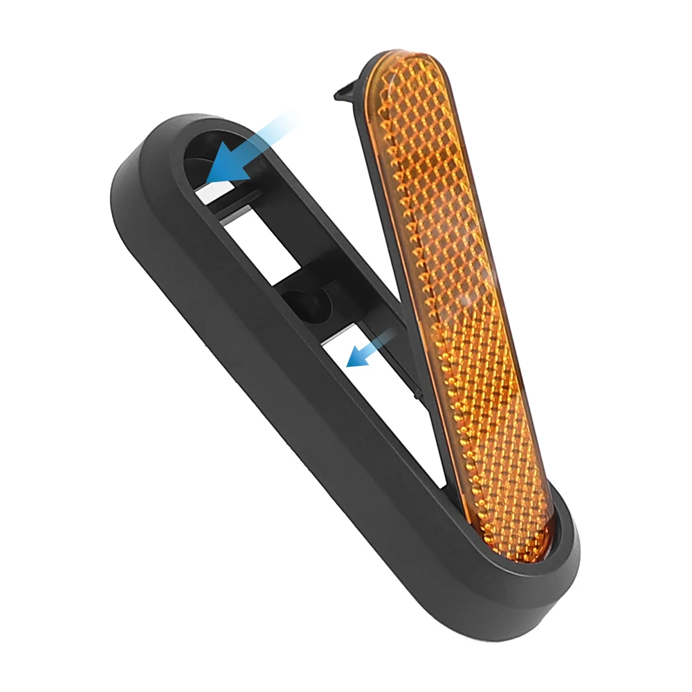 For Xiaomi Mi 4 Electric Scooter front fork side Reflective Stickers Protect Shell Rear Wheel Cover Hub Cap Reflector Parts ﻿