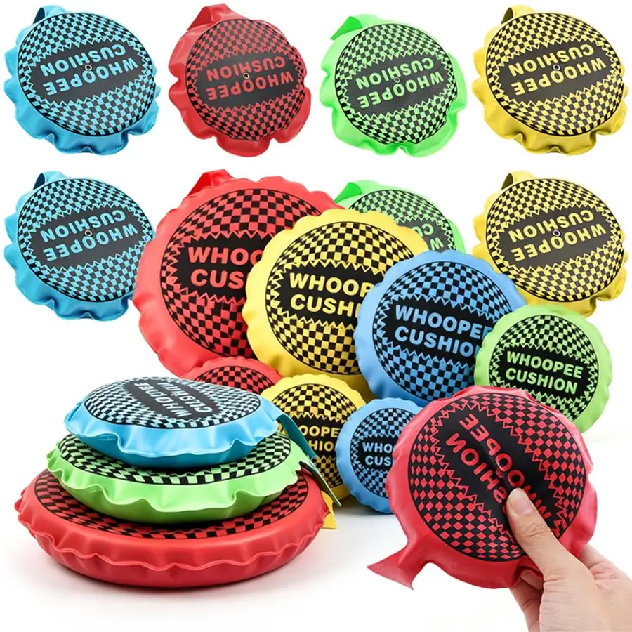 1/2pcs Classic Whoopee Cushion Funny Prank Gag Toy, Fart Sound Trick Joke Prop, Mini Novelty Gift for Friend, Classmate, XJM