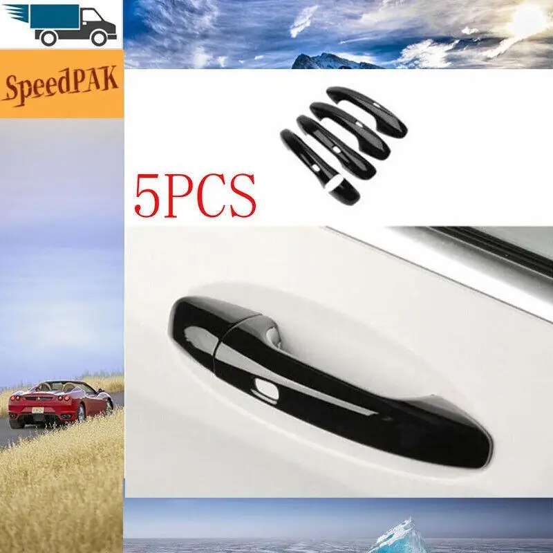 

ABS Gloss Black External for Smart Door Handle Cover for Mercedes E Class 16-21-