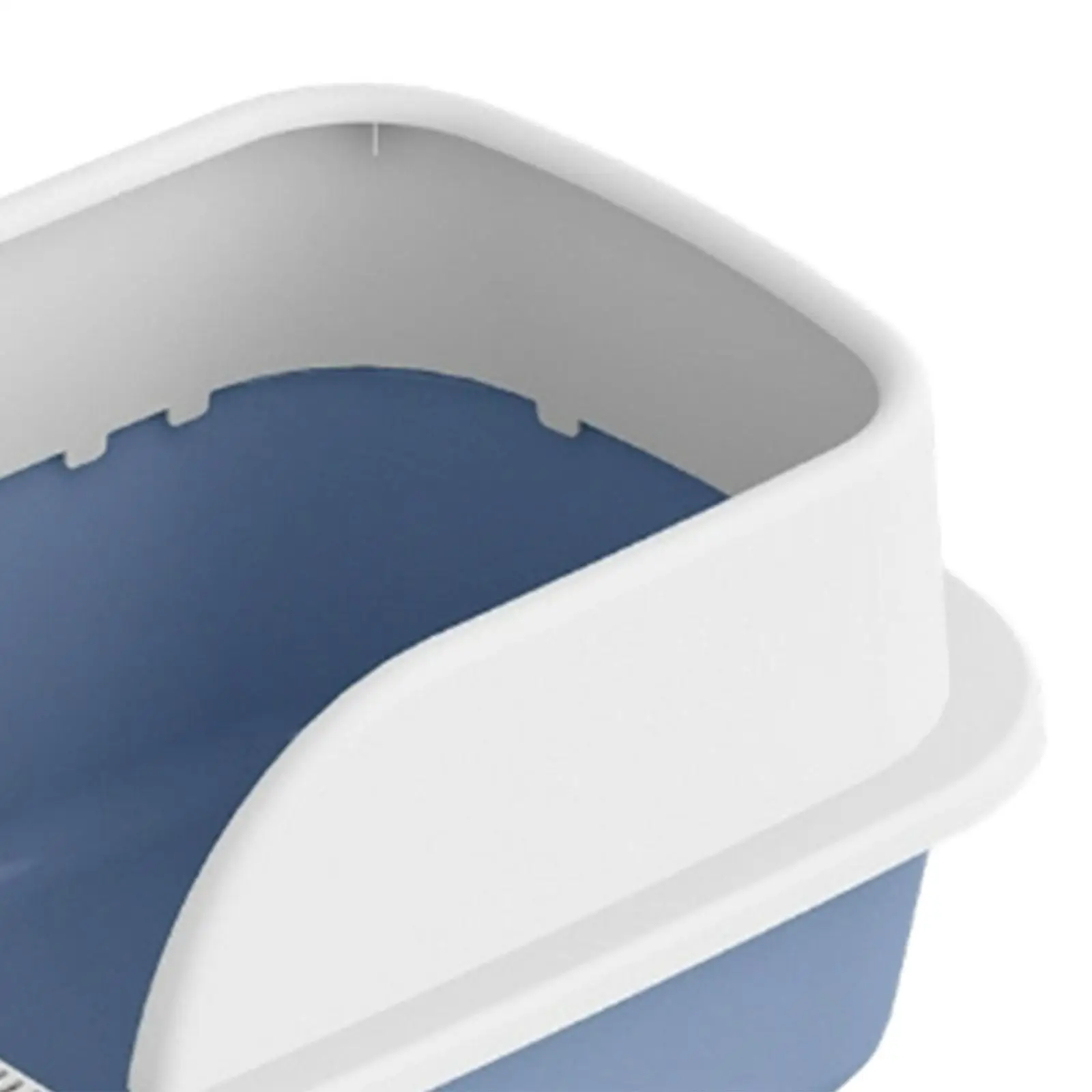 Imagen 4: Inodoro para Gatos, Semicerrado, Duradero, Caja de Arena Grande, Bandeja para Excrementos
