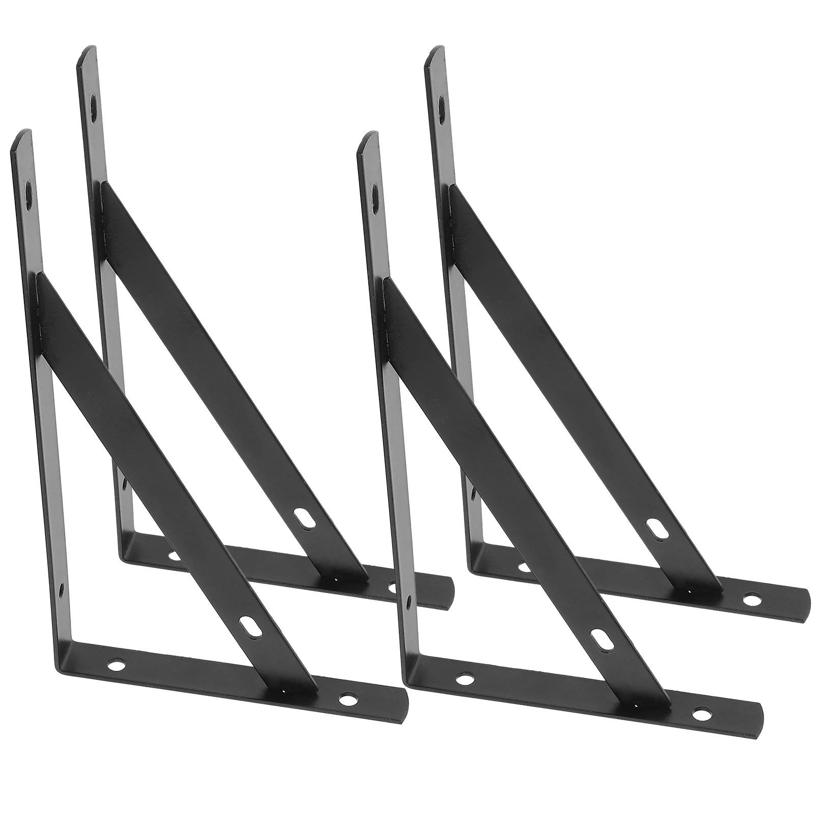 

4pcs Heavy Duty Foldable Shelf Wall-Mounted Support Brackets Garage Wall Shelving Hardware Collapsible Wall for Countertop
