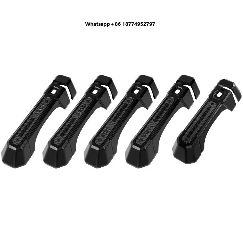 

OMU009 5pcs Carbon Fiber Car Door Handle