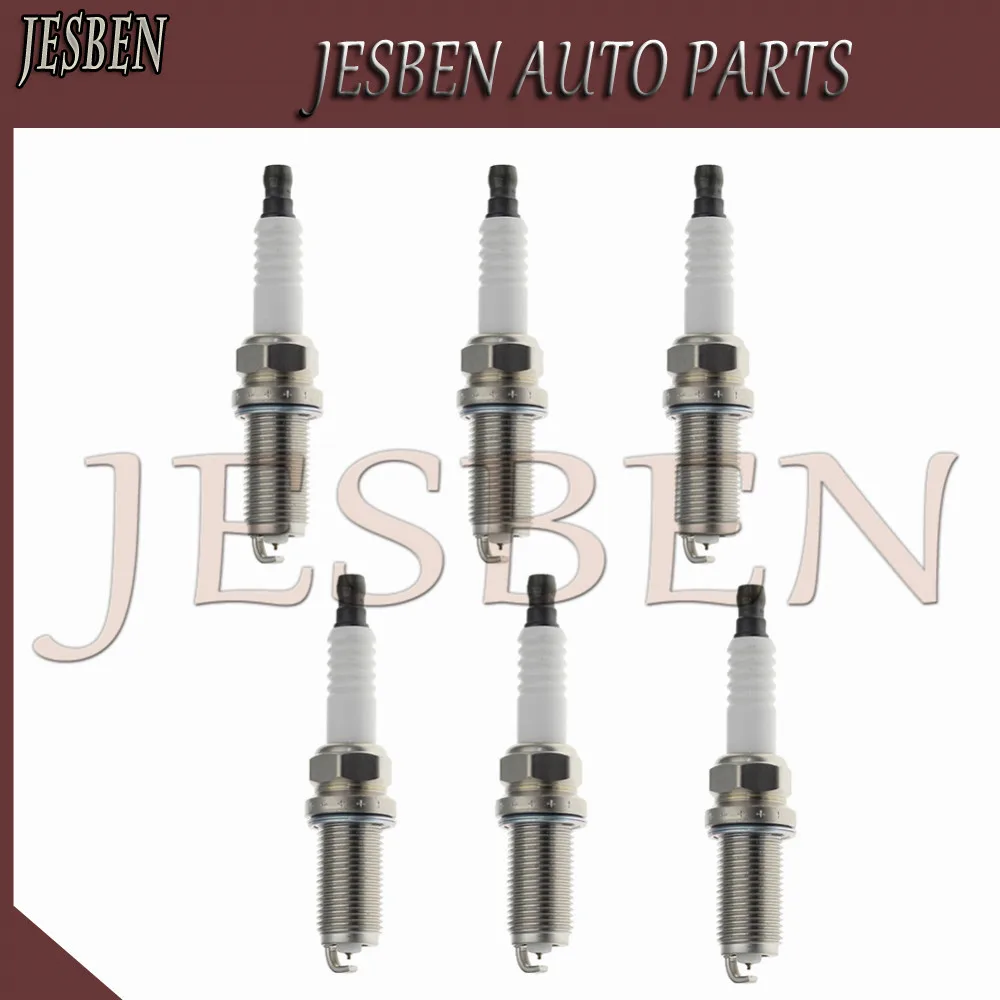 6PCS 22401-AA751 22401AA751 	SILFR6C11 Spark Plug Fit For Subaru LEGACY 2.0L 3.6L 36RS 36R 3.6R 2010-2019 TRIBECA 2007-2014