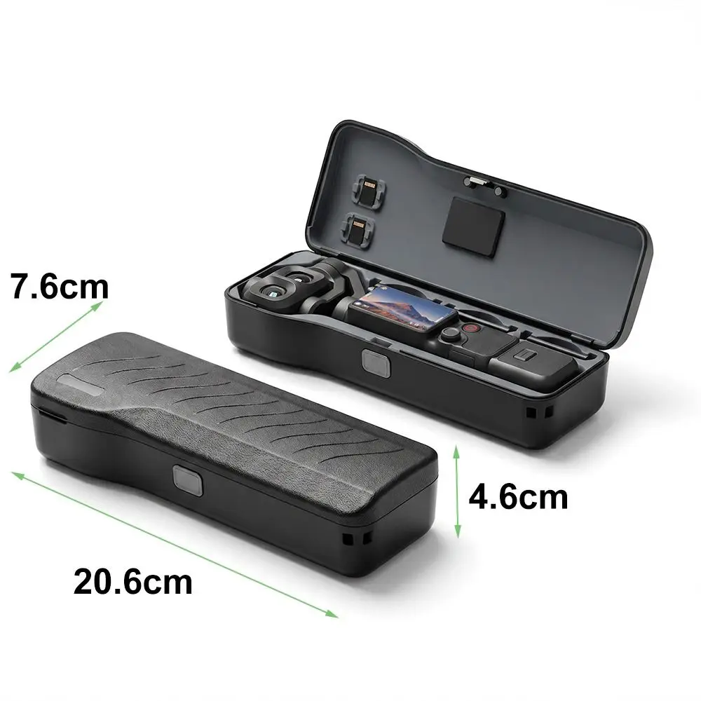 Przenośny futerał ochronny na kamerę z gimbalem, z przegródkami na filtry obiektywu, osłona ekranu odporna na zarysowania, lekki, do DJI Osmo Pocket 4P — zdjęcie produktu 6