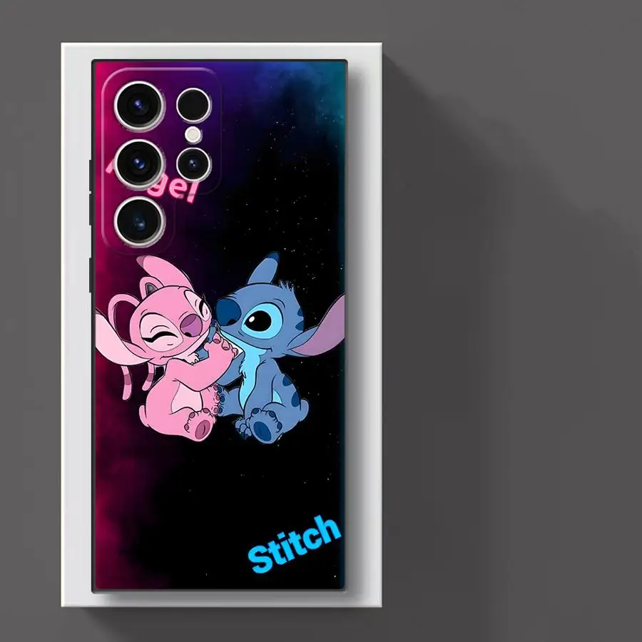 

Чехол для Samsung Galaxy Note10 Plus Note8 Note9 S8 S10e S9 Note20 Ultra S10 Plus Soft Shell Disney Cute Stitch Angel