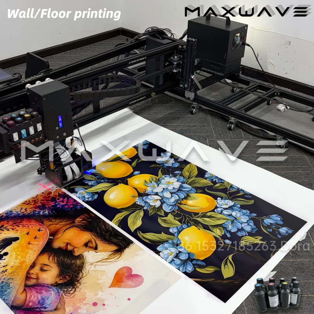 Impresora UV para Paredes |   Impresiones Resistentes al Agua y a la Decoloración en Cualquier Superficie Plana |   Impresora 3D/5D Automática de Larga Duración