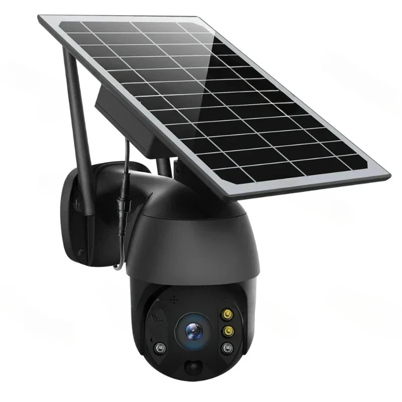 Night Vision Outdoor Wireless PTZ WiFi HD Surveillance Security CCTV Network Solar Camera