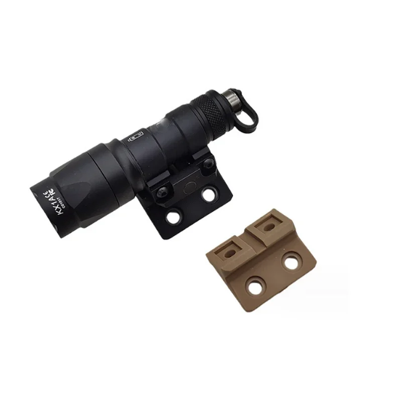 Surefir M600 M600C M300A Tactical Weapon Flashlight Nylon Offset Mount for Mlok Rail Airsoft  Accessories