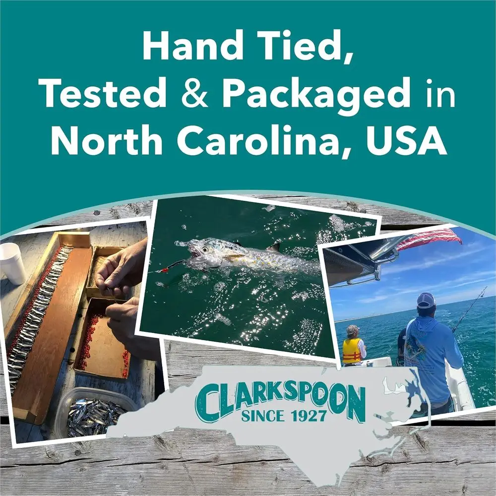 |   Klaar om te vissen trollingkit - Visuitrusting voor kustwateren - Ideaal voor Spaanse makreel, blauwvissen, bonito, tonijn en meer