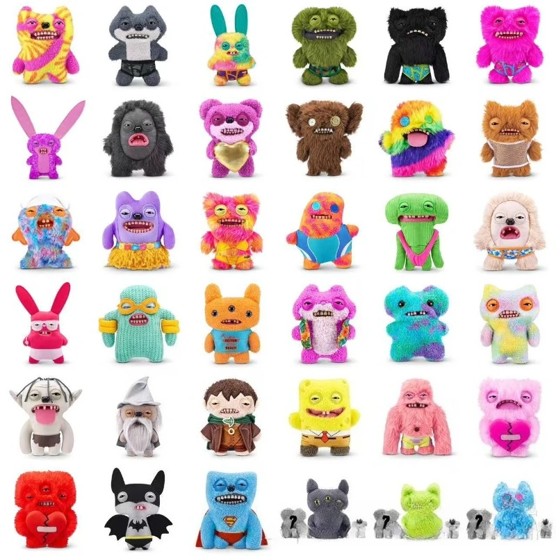 

Anime Fuggler Plush Toys Ugly Monster Plushies Soft Stuffed Dolls Desk Decoration Figure Fans Christmas Gifts