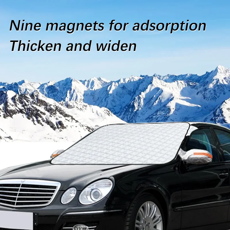 

Magnetic Car Windshield Snow Cover Winter Ice-Frost Guard Sun Shade Protector For Benz E-Class 2005-2024 Exterior Accessories