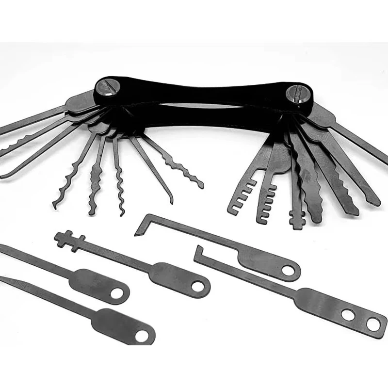 

Новые инструменты, складной брелок, нож, складной инструмент, стиль 20 в 1, набор отмычек, слесарный инструмент