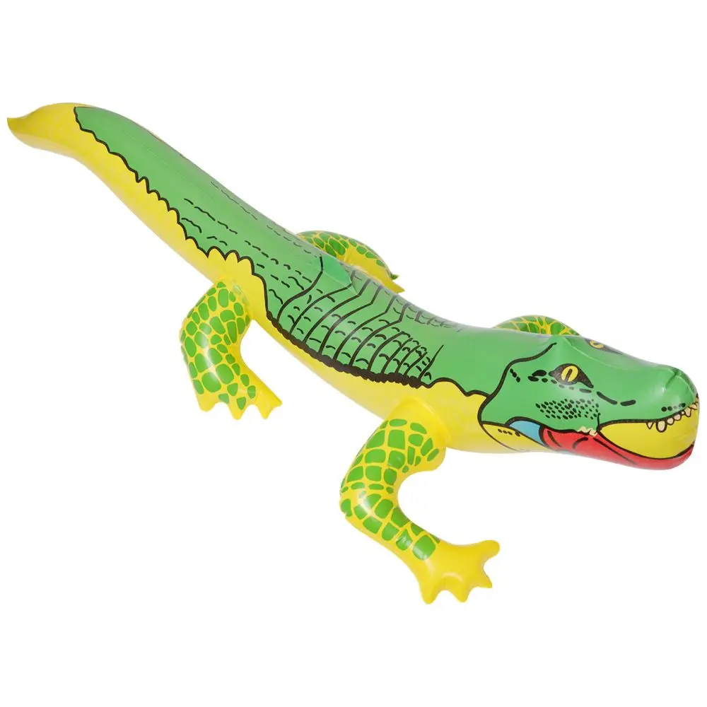 2Pcs PVC Schwimmen Pool Blow Up Lustige Wasser Spielzeug Aufblasbare Spielzeug Aufblasbare Krokodil Krokodil Spielzeug Alligator Ballon