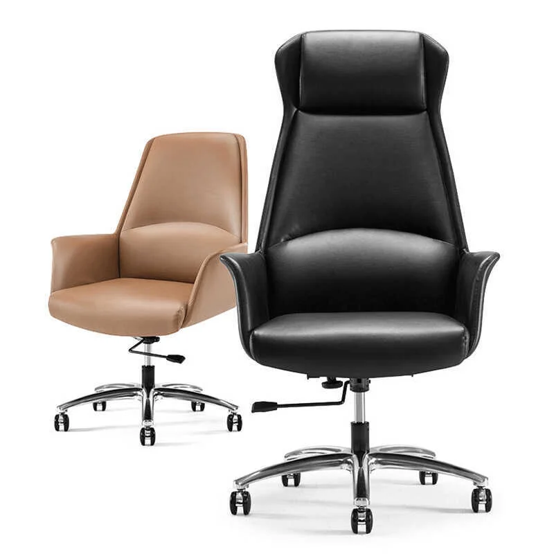 *Wholesale Private Label Customized Modern Executive Leather Ergonomic Office Chair with Adjustable Height for Staff