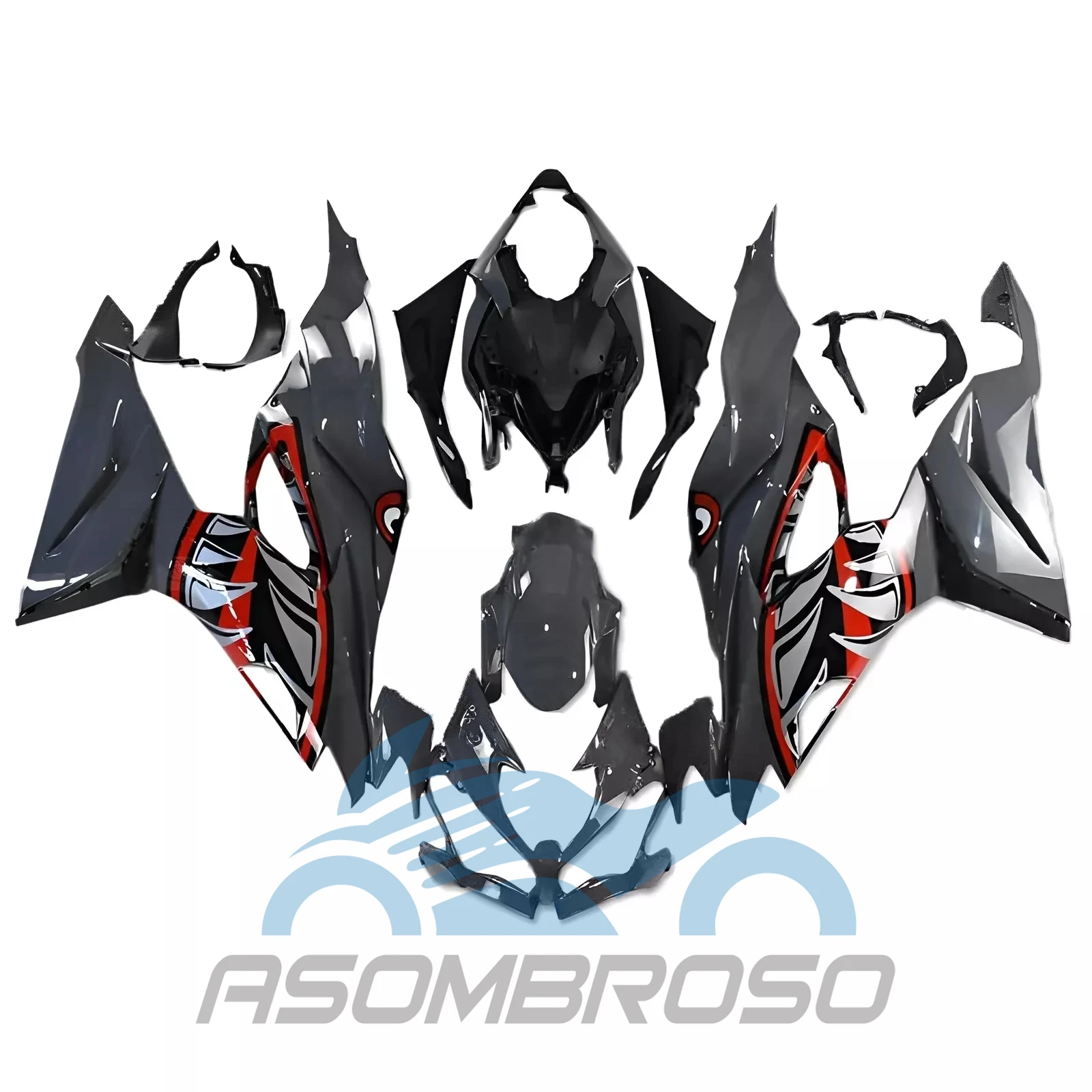 

Для KAWASAKI 636 ZX6R 2019 2020 2021 2022 2023 Комплект обтекателей для мотоцикла ZX 6R 19 20 21 22 23 Комплект обтекателей послепродажного обслуживания