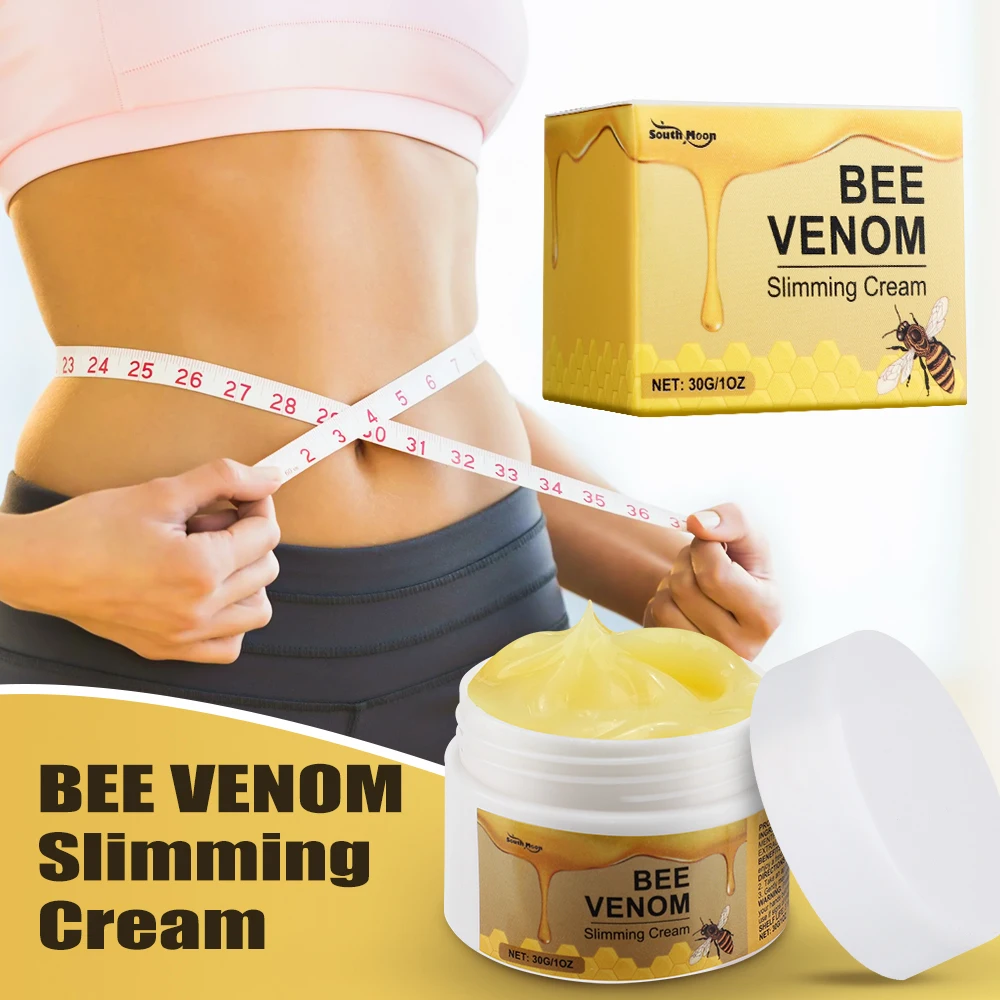 30g Bee Venom Slimming Cream  Fat Burning Weight Lose Cream Massage Slim Legs Waist Gel Promote Body Metabolism Firming Cream