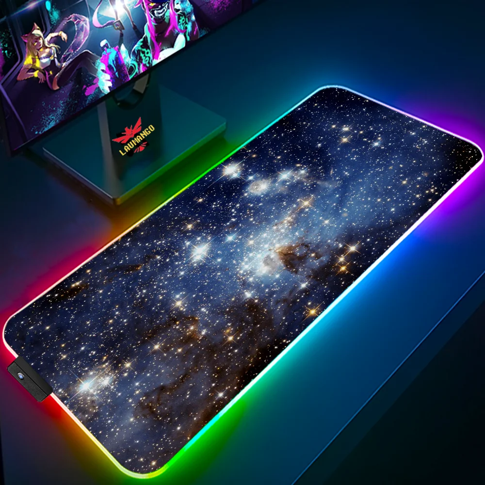 Galaxy Gaming Mouse Pad Set, Mat computador, PC Gamer, desktops, Mouse Mats, Teclado, Mesa estendida, XXL, 900x400